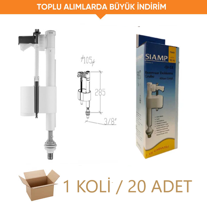 SİAMP 93/A  HANDY FLATÖR 3/8 '' ALTTAN GİRİŞ