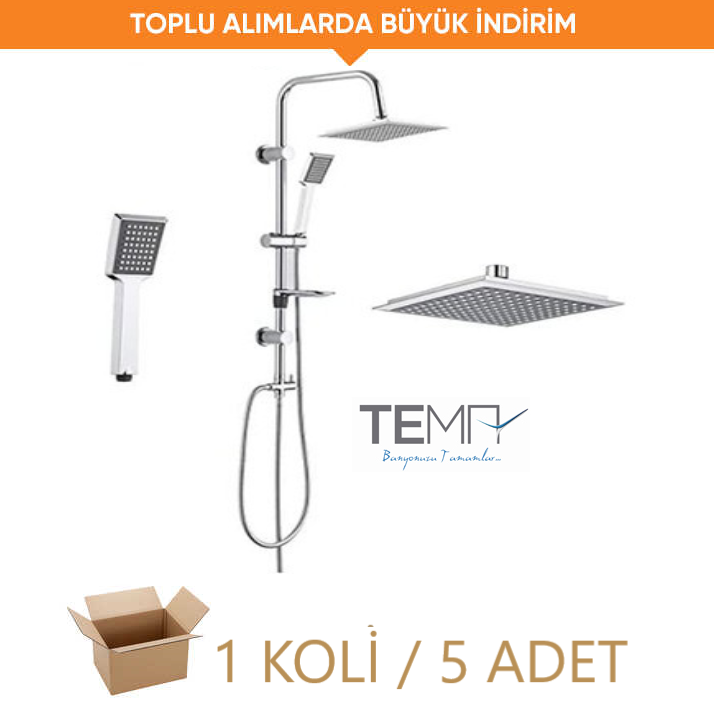 Tema Rain Pratik 1f Tepe Duş Seti 53260 Quadro