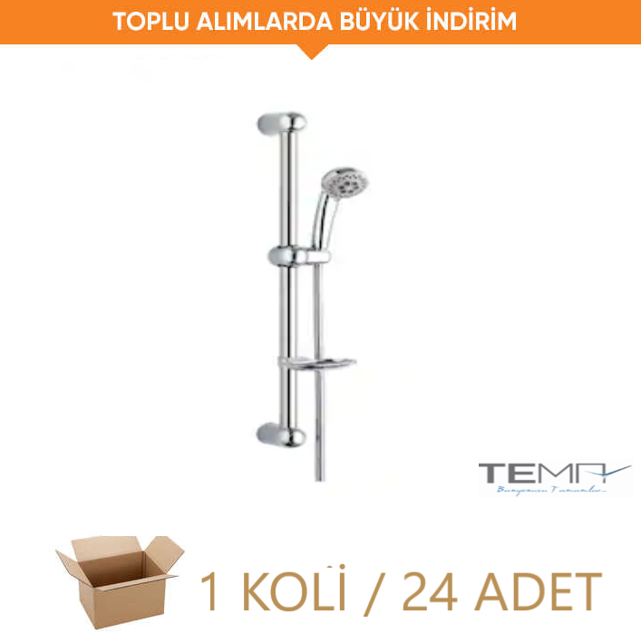 Tema Econ Sürgülü Duş Seti 3 Fonksiyonlu 51040
