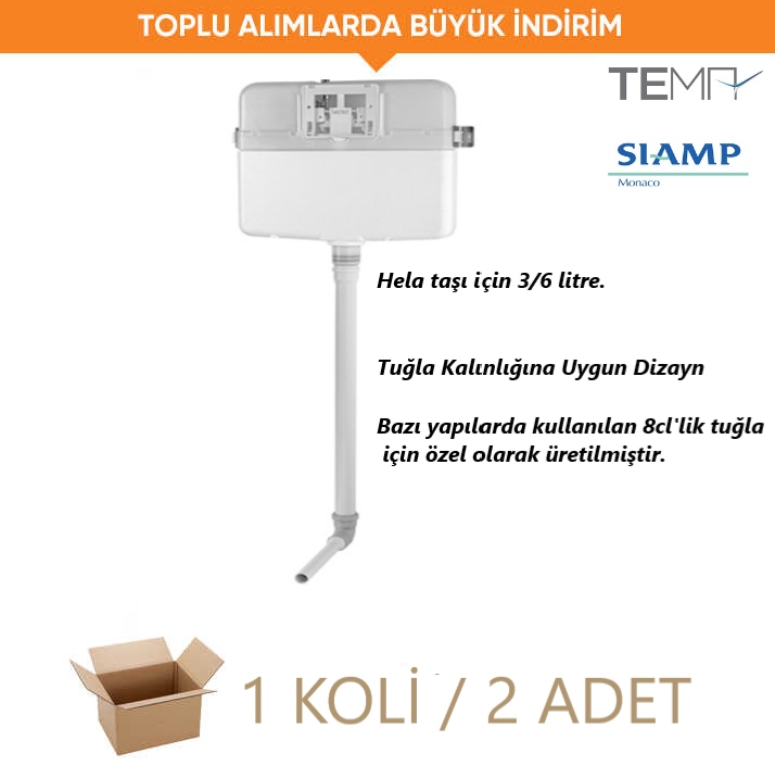 SİAMP GÖMME REZERVUAR HELA TAŞI İÇİN VERSO 80 HT 11182