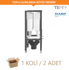 SİAMP GÖMME REZERVUAR VERSO 1100 SS Otel tipi sırtsırta3/6LT