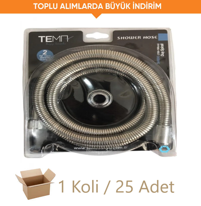 TEMA UZAYAN DUŞ SPİRAL 150-190 CM 54000
